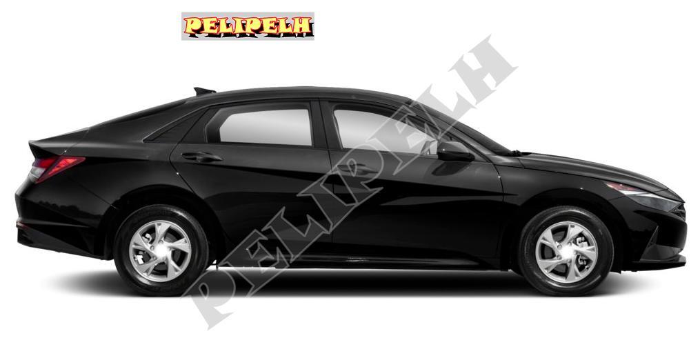 Black steel window sill molding cover trim for Hyundai for Elantra 2021-2023