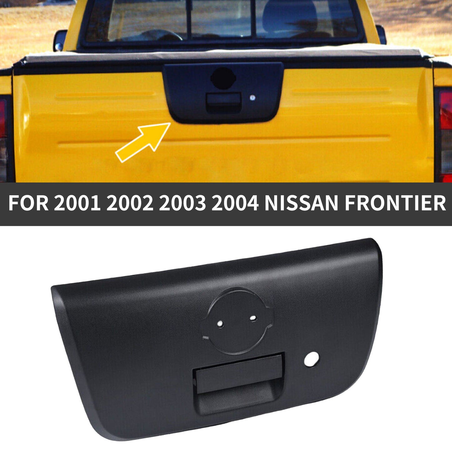 Suitable for 2001-2004 for Nissan Frontier tailgate handle with baffle and lock hole liftgate Assy Q