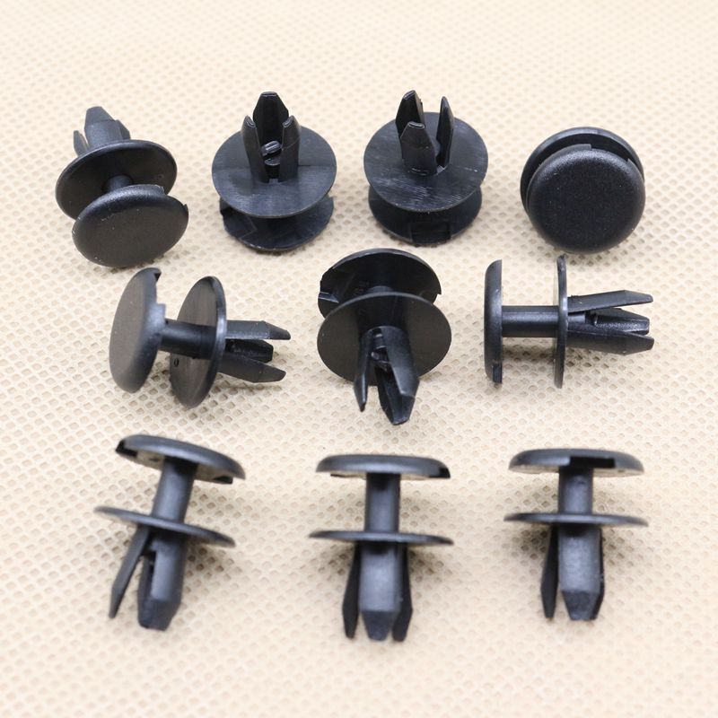 10-piece front bumper push-type retaining clips for GM vehicles 9130754