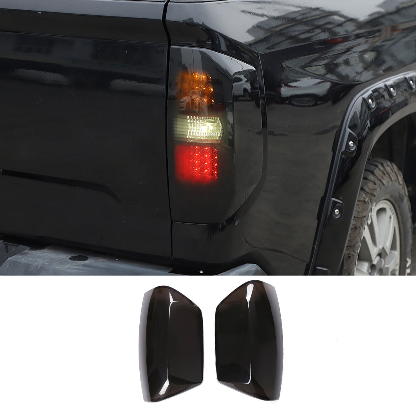 Carbon Fiber Leather for Co -Pilot Anti-Kick Decoration for F150 2017-2021- v