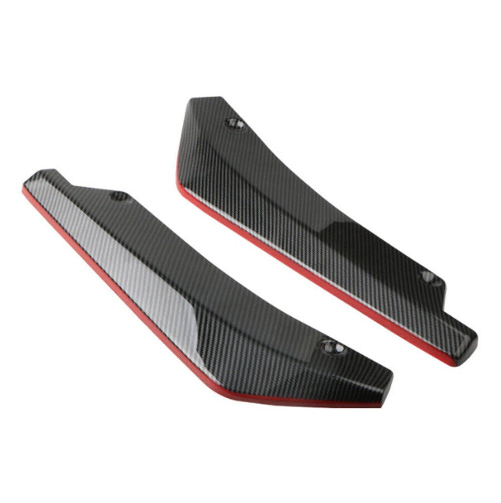 ABS Car Rear Bumper Lip Splitter Diffuser Body Winglets Side Skirt Extension Hot n
