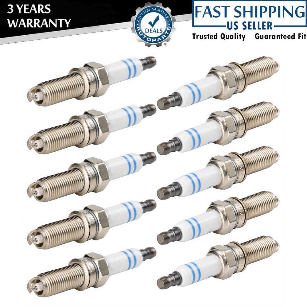 10-pack 004159180326 YR7MPP33 Platinum Spark Plugs for Mercedes-Benz Q