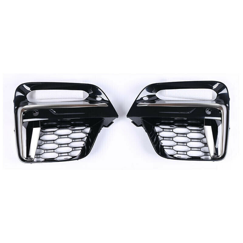 Car Front Fog Light Grill Cover Grille Fit for BMW X3 X4 G01 G02 2018-2021 2PCS