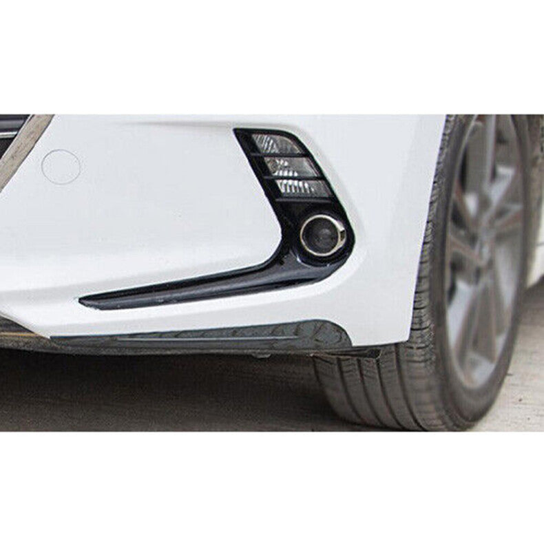 for Hyundai for Elantra 2017-2018 Black Front Bumper Lip Chin Spoiler Splitter trim
