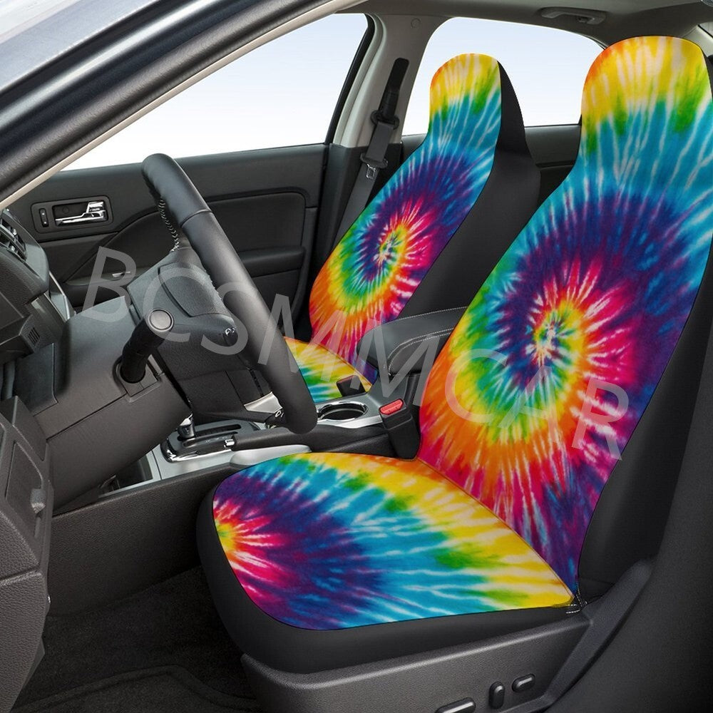 2x Highback Front Bucket Car for Seat Covers For Car SUV Van Interior Accessories