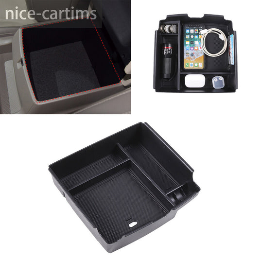 for Kia Carnival 2022-23 Black Center Console Armrest Box Storage Box Organizer