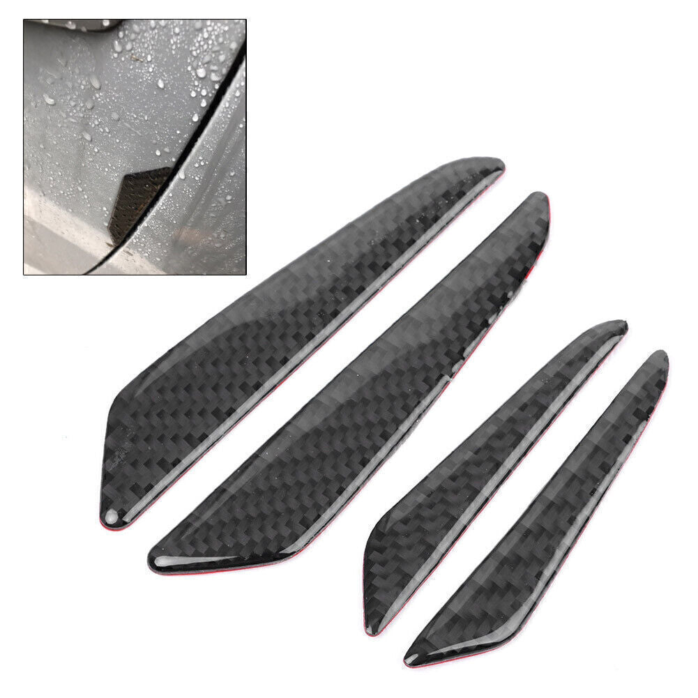 4x Car Carbon Fiber Style Door Protector Strip Anti-collision for Mercedes Benz