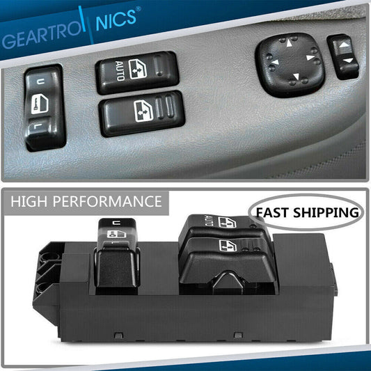 For 1999 -2002 for Chevy Silverado for GMC for Sierra Master Power Window Switch Front Left