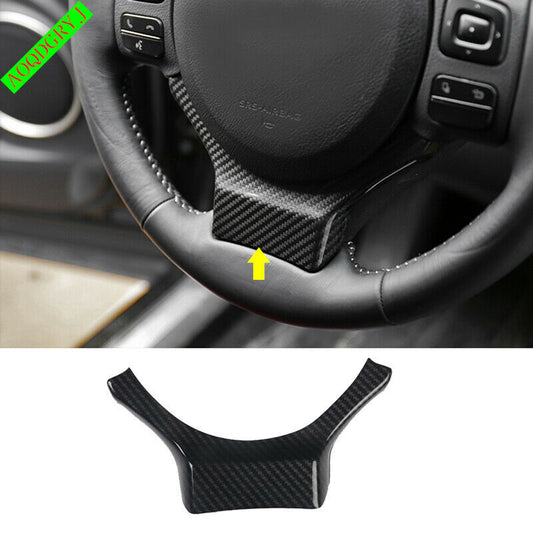 Carbon Fiber Look Steering Wheel Decor Trim Cover for LEXUS NX200t 300h 15-2021