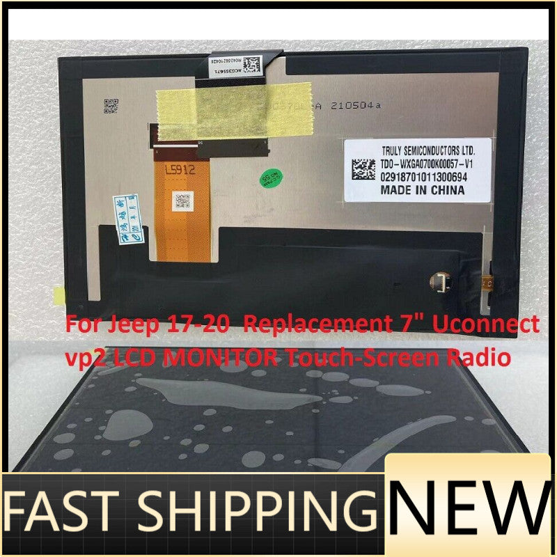 7 Uconnect LCD Display Touch Screen Radio Navigation Replacement For 17-20 for JEEP n