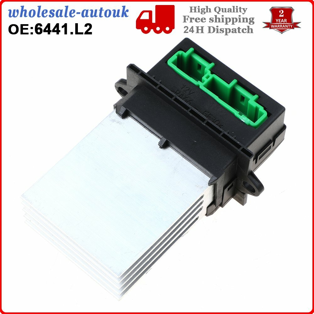HEATER BLOWER MOTOR RESISTOR for PEUGEOT 207 406 607 for Citroen C5 C3 C2 6441L2 Q