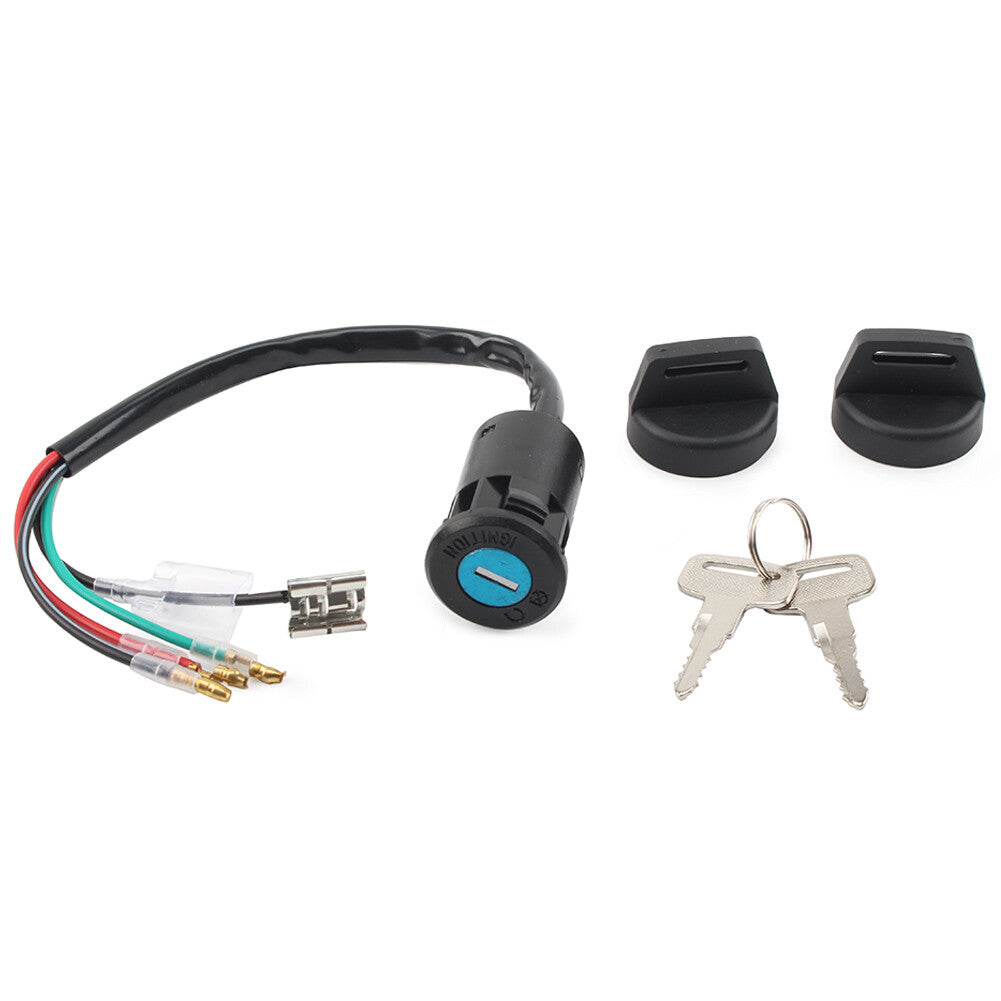 4 Wire Ignition Key Lock Switch Replacement Fit 50-250cc for Mini Quad ATV Dirt Bike Q