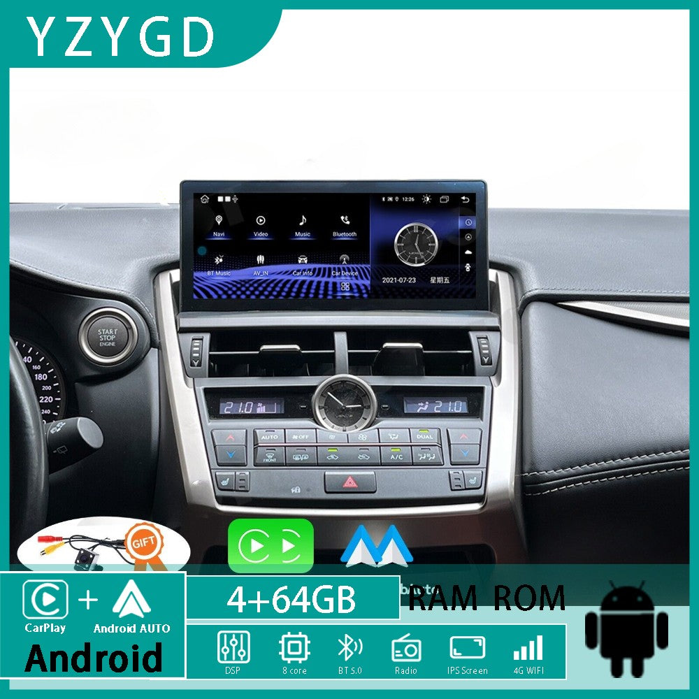 12.3 Car Radio for Lexus NX200t NX300h 2014-2020 Stereo Android CarPlay Player