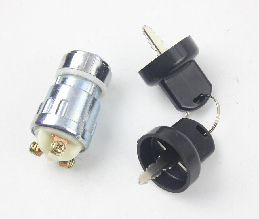 Waterproof ignition switch for 50cc, 150cc, and 250cc dune off-road vehicles and go-karts (3-pin).