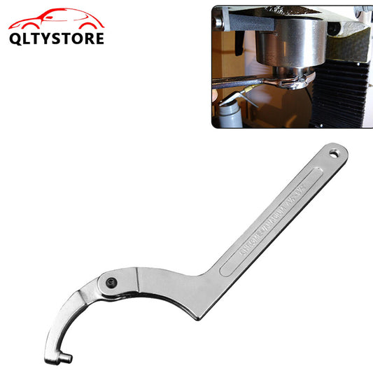 Adjustable Hook Wrench 115-170mm C Round Spanner Tool Slotted Universal Q