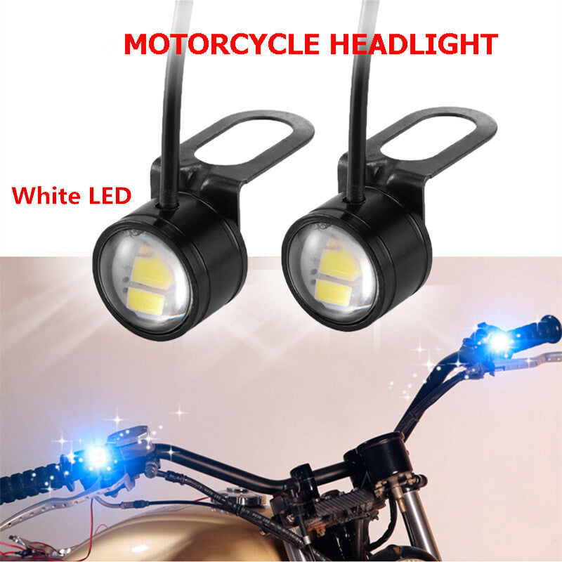 Motorcycle Daytime Running EagleEye LED Reverse Backup Strobe Mirror Light White