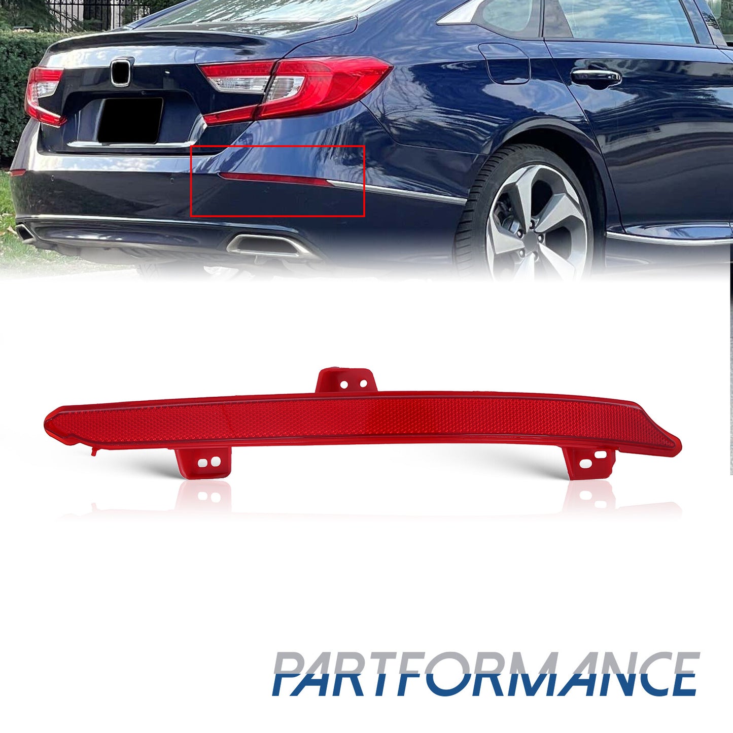 Rear bumper reflector for passenger side, suitable for 2018-2022 for Honda Accord HO1185113