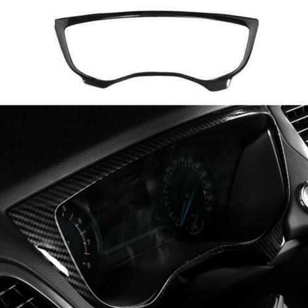 For Mondeo Fusion 13-16 Carbon Fiber Instrument Panel Frame Cover Trim New n