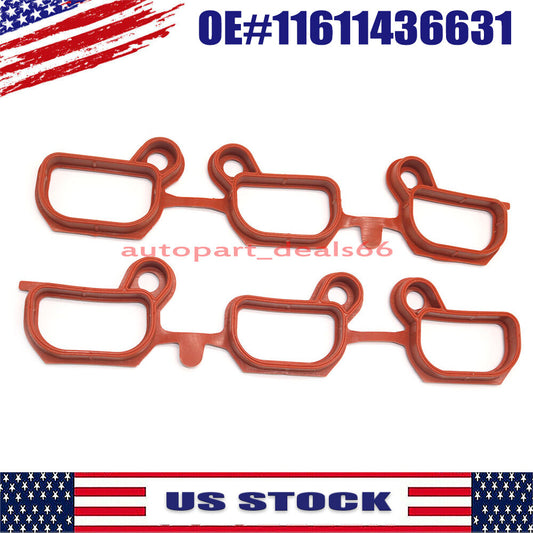 Intake Manifold Gasket Set for BMW X3 X5 Z3 Z5 E39 E46 E60 525i 530i 11611436631 Q
