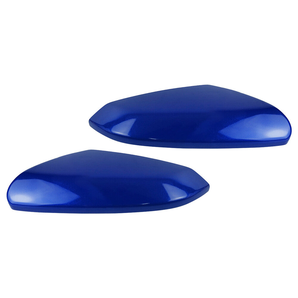 1 Pair Exterior Mirror Cover Front Left Right Blue for Honda for Civic 2016 - 2020