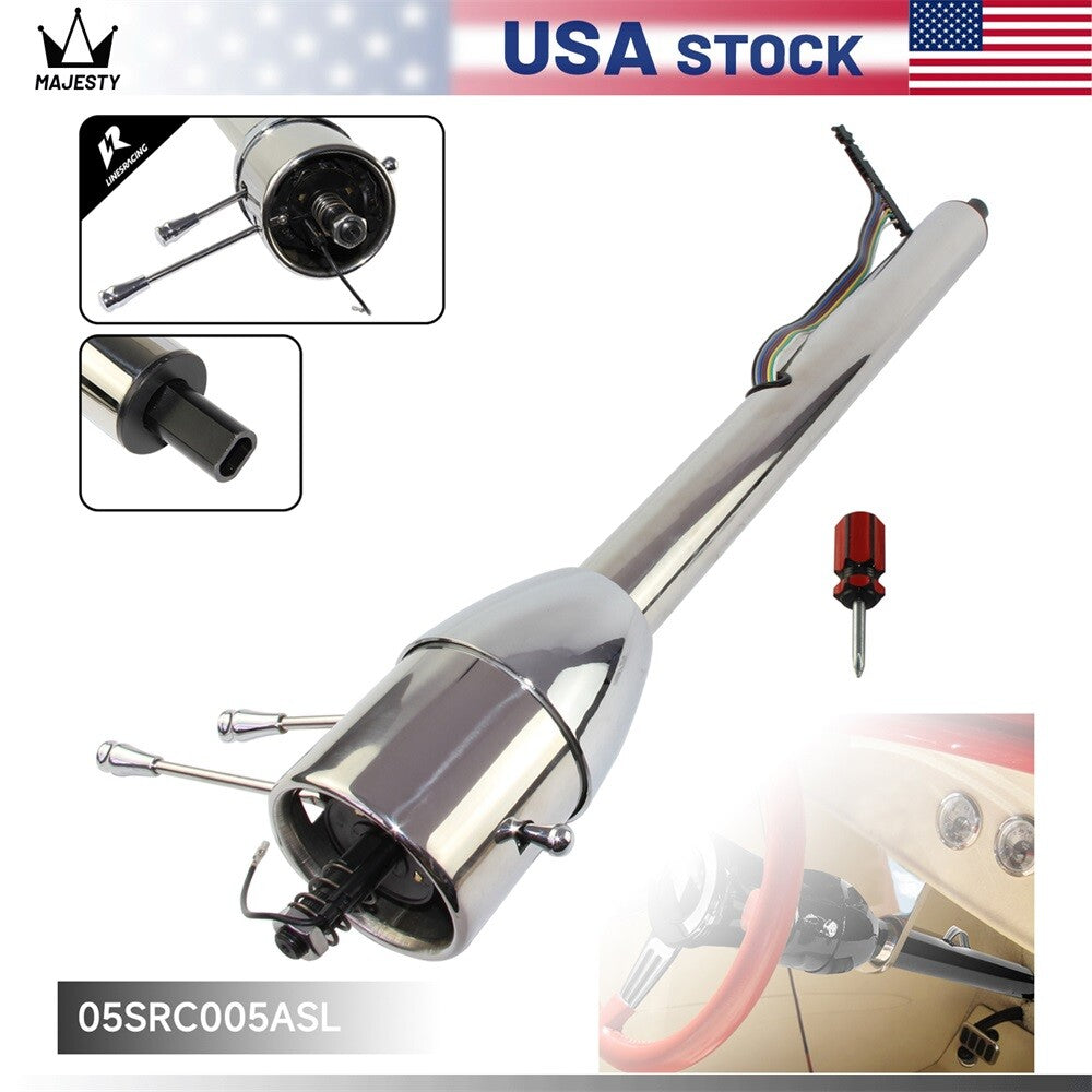 LR GM 30'' Tilt MT Manual Style Steering Column Universal for GM Car 69-94 SL