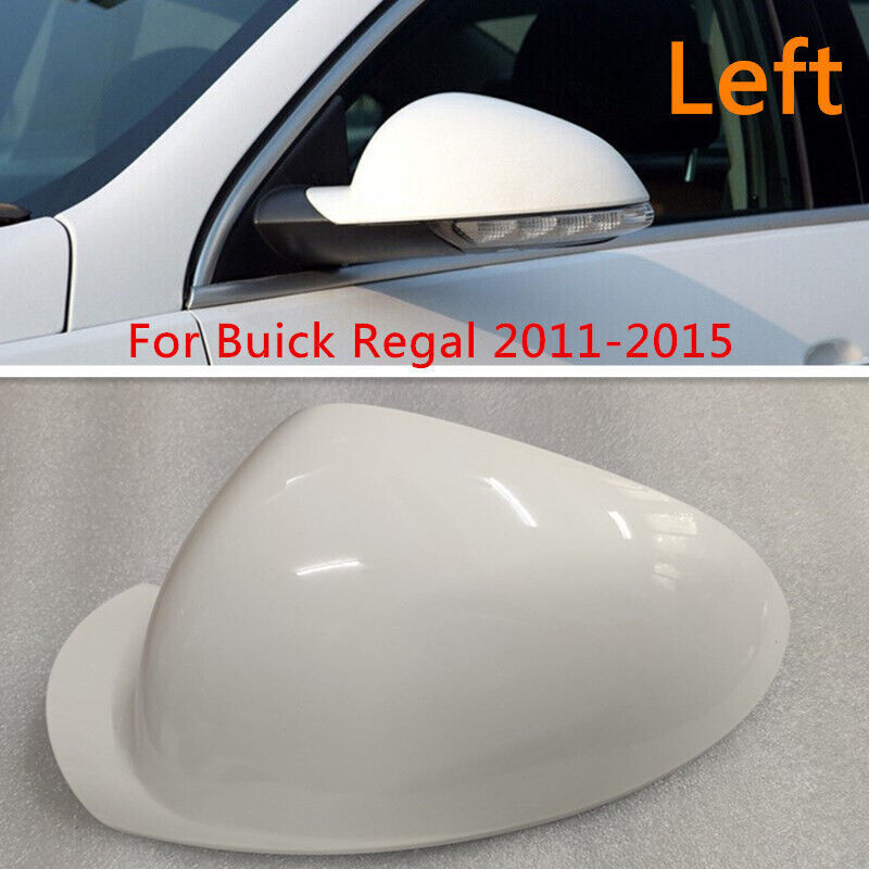 White Left Rearview Mirror Cover Shell Cap Housing Fit for Buick Regal 2011-2015