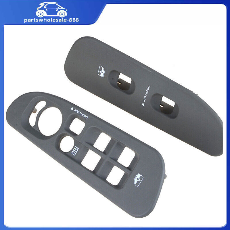 For 02-10 for Dodge for Ram 1500 2500 3500 Door Window Switch Bezel Master Cover Grey JK