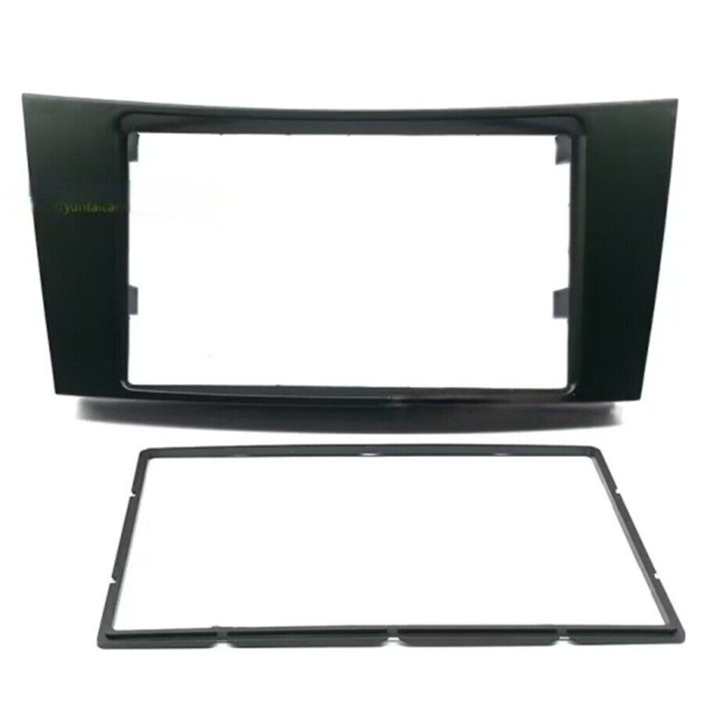 Car Stereo Radio Fascia Panel Set 2-Din Frame For E-class W211/CLS n