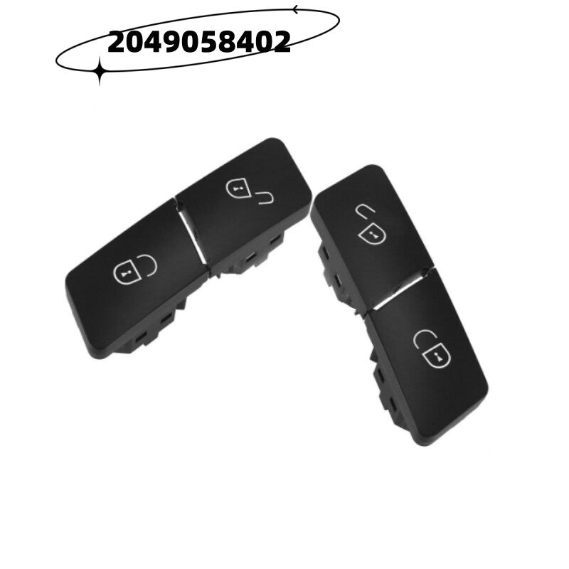New front left and right door lock control switch button covers suitable for W204 W212- n
