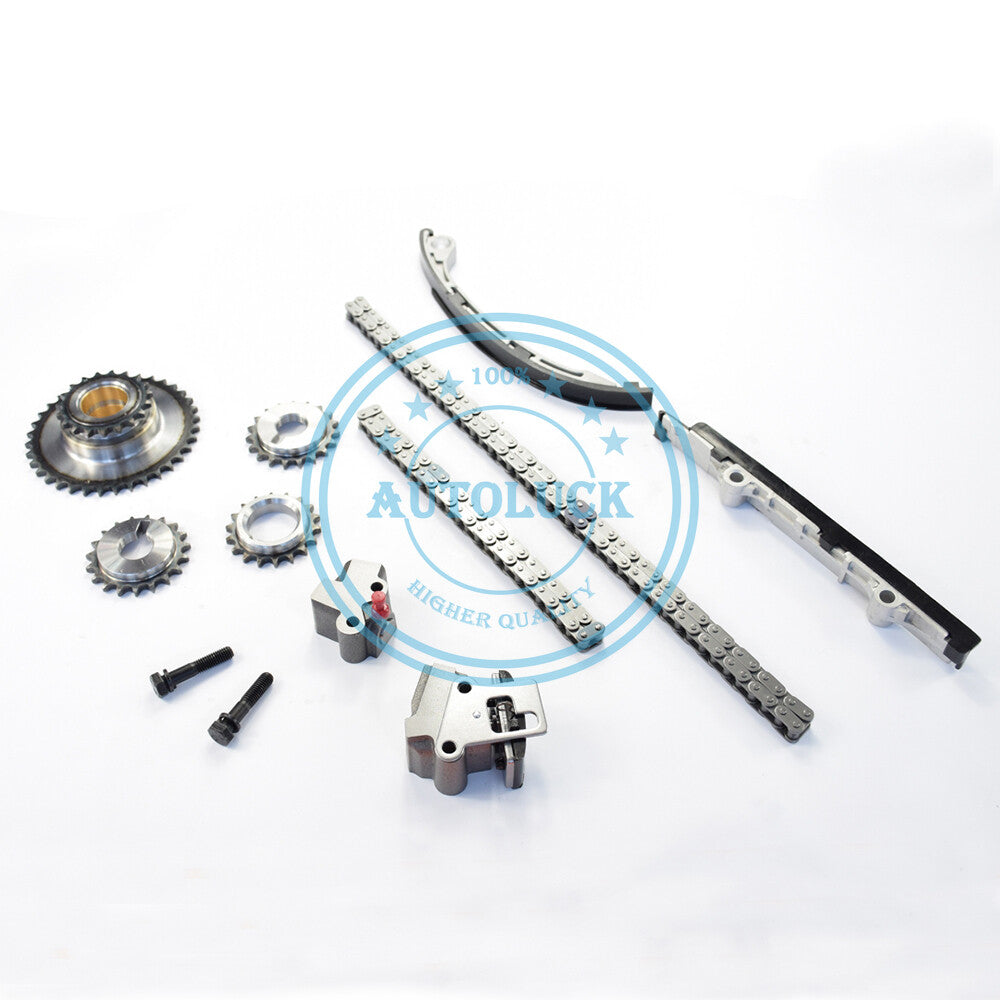 12PCS Engine Timing Chain Kit For KA24E for NISSAN 240SX Stanza Axxess Pickup 2.4L