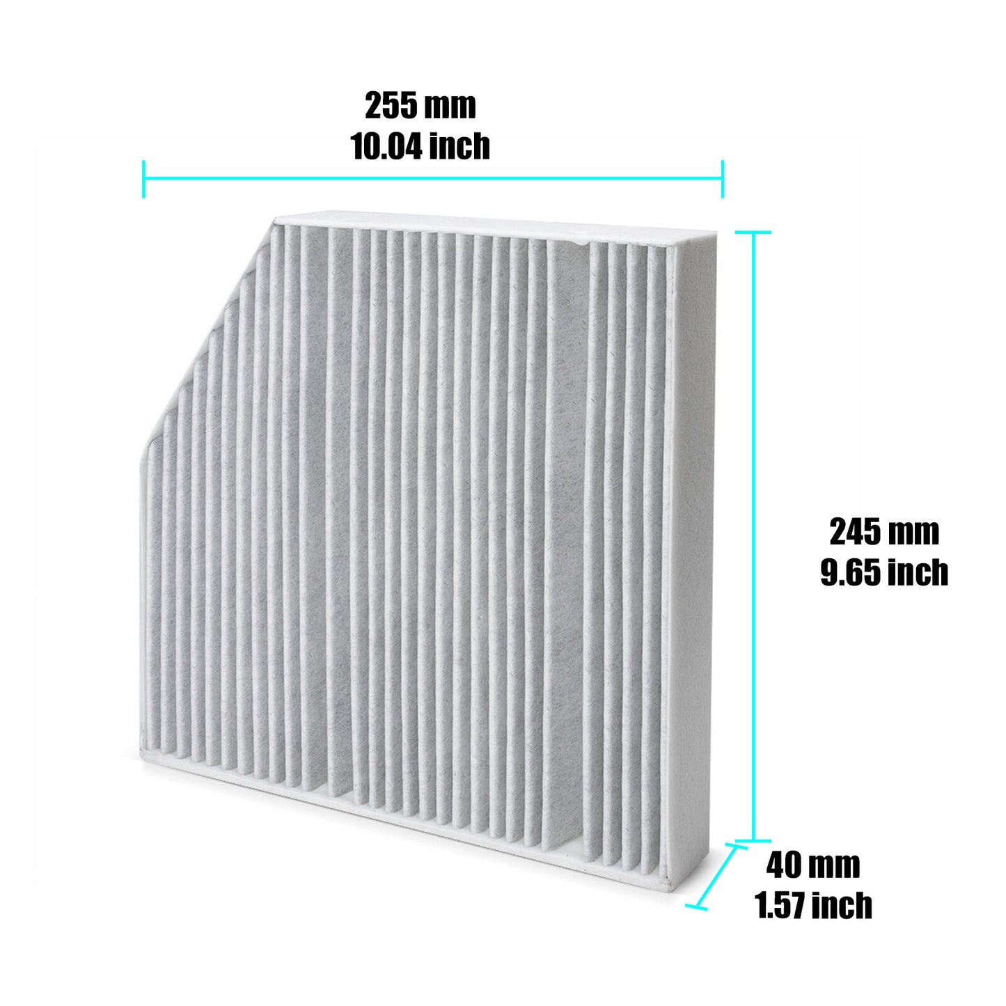 1PCS A2058350147 Cabin Air Filter for MERCEDES-BENZ E53 E63 AMG 2019 2020-2023 Q