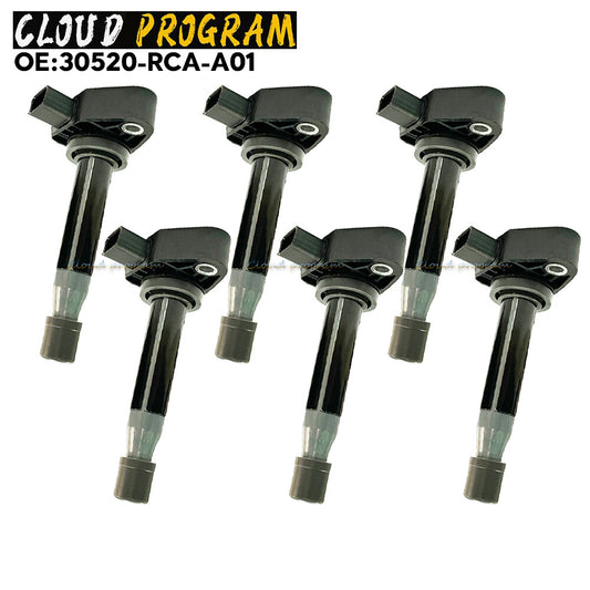6 PC for Honda Accord Odyssey for Acura CL TL 3.0L 3.2L 3.5L New Ignition Coil Packs v