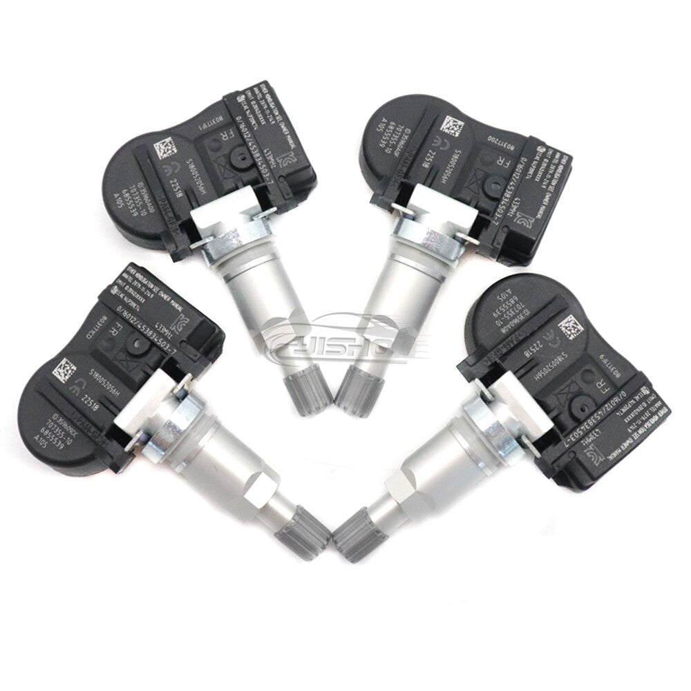 6855539 Set of 4 TPMS for BMW 2 3 4 Series i3 i8 X1 X2 X5 TIRE PRESSURE SENSOR