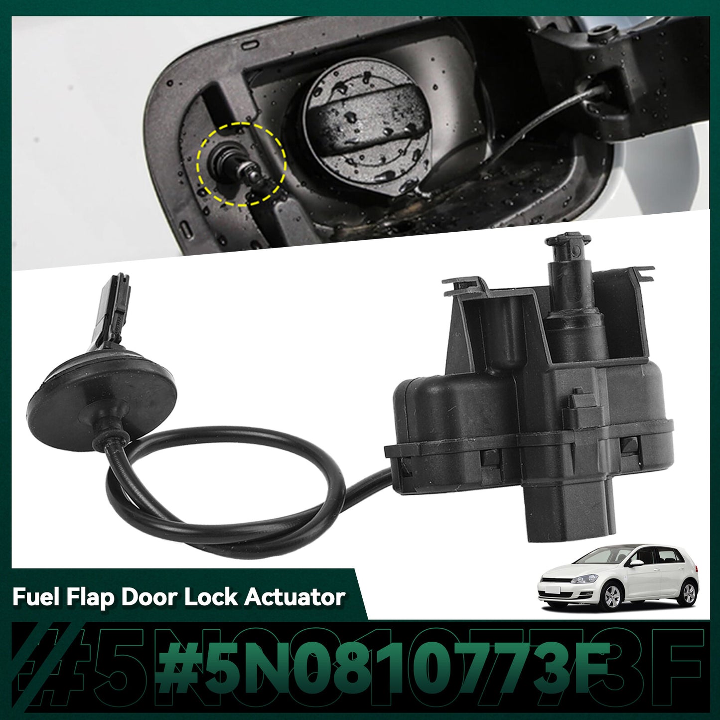 for VW for Golf MK5 MK6 Scirocco for Tiguan 5N Fuel Flap Door Lock Actuator 5N0810773F Q