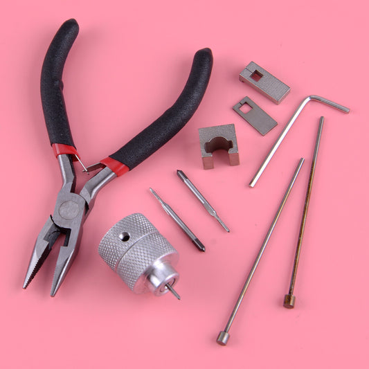 Fit for Honda Ignition Lock Pin Removal Extractor Repair Tool Kit Peg Puller Box