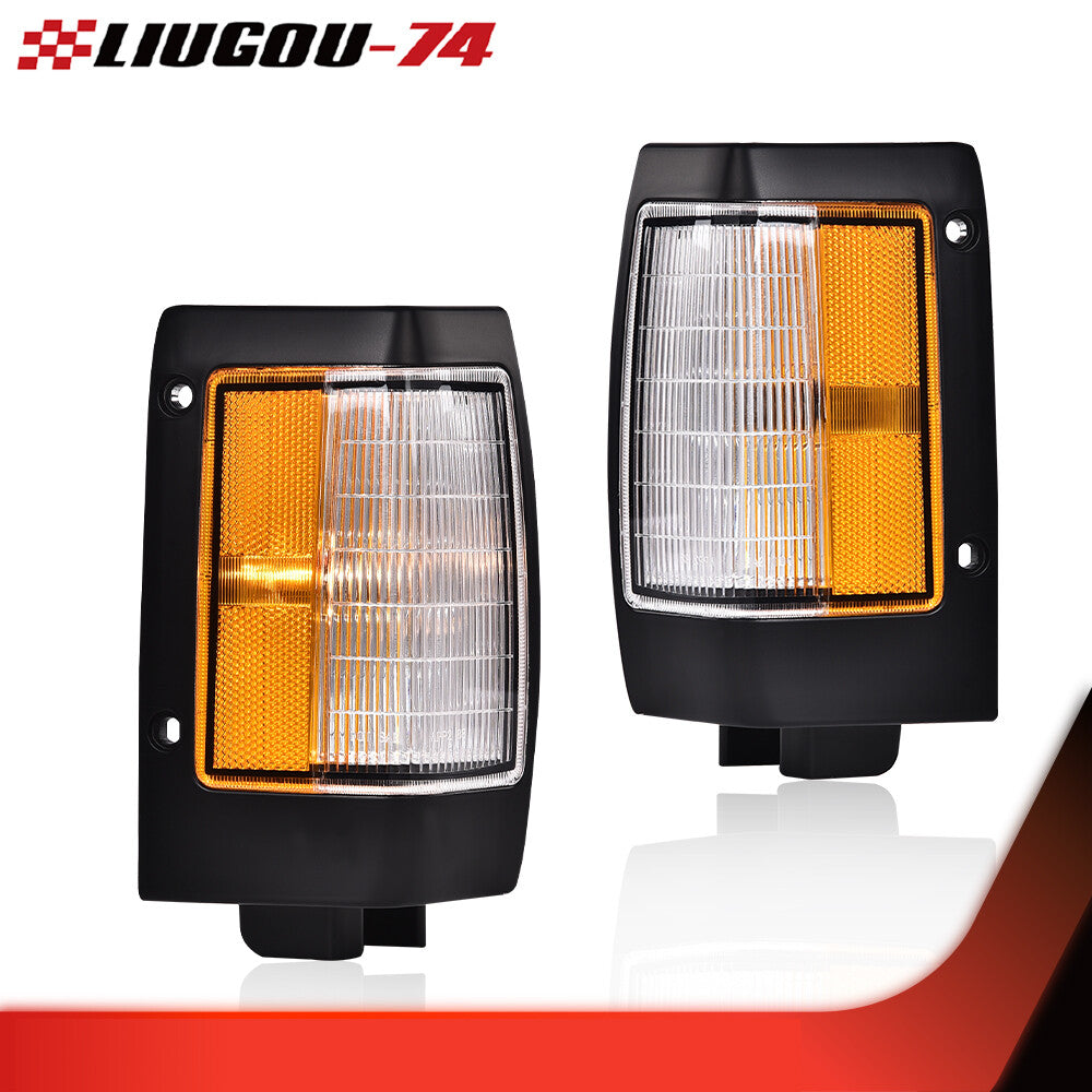 Suitable for 1990-1997 D21 pickup black parking corner side marker signal light Q