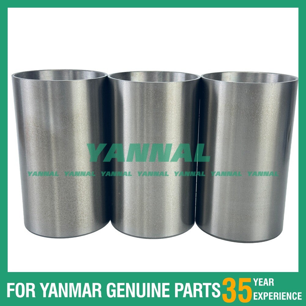 3 cylinder liners for Isuzu 3KC1 engine parts -