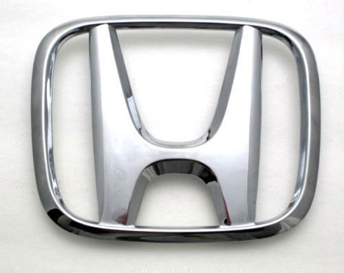 Silver H badge on the front grille with chrome trim suitable for Accord 2008 - 2015 EX LX