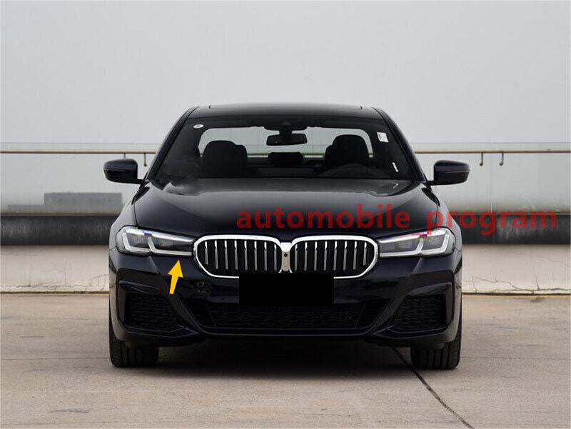 for BMW 5-Series G30 G38 2021-2023 Right Side Headlight Clear Lens Cover+Sealant