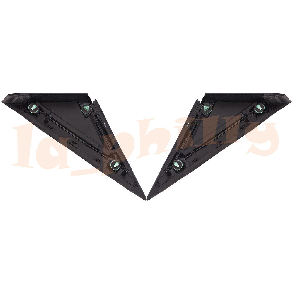Pair Front LHRH Mirror Corner Triangle Molding Fender Fits for Cadillac SRX 2010-16