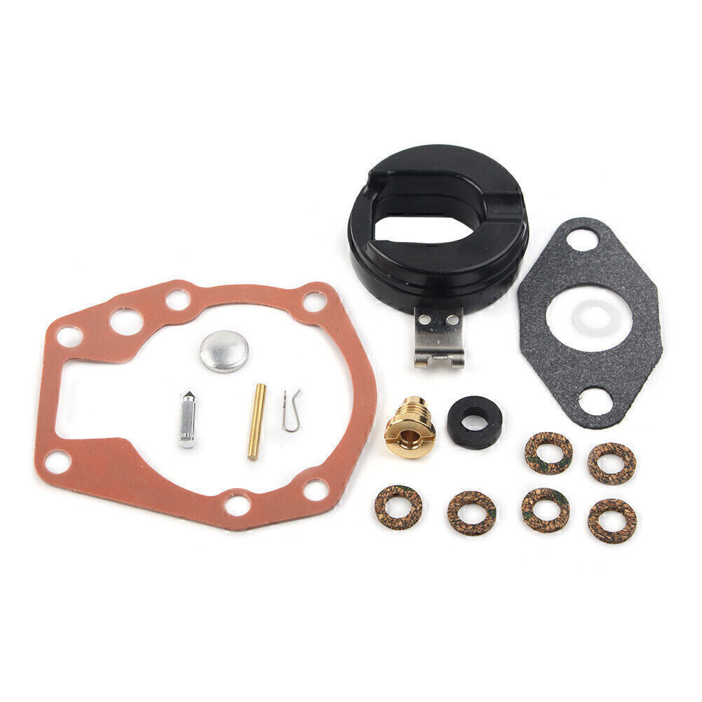 Carb Repair Kit w/ Float Fit Johnson Evinrude 398532 for Sierra 18-7043 2hp/3hp/4hp Q