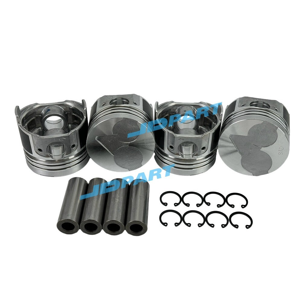 4-piece piston kit for V1405 engine parts -