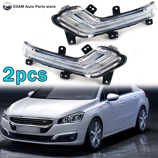 One pair of LED daytime running lights and fog lights for Peugeot 508 (2015/2016-) Q