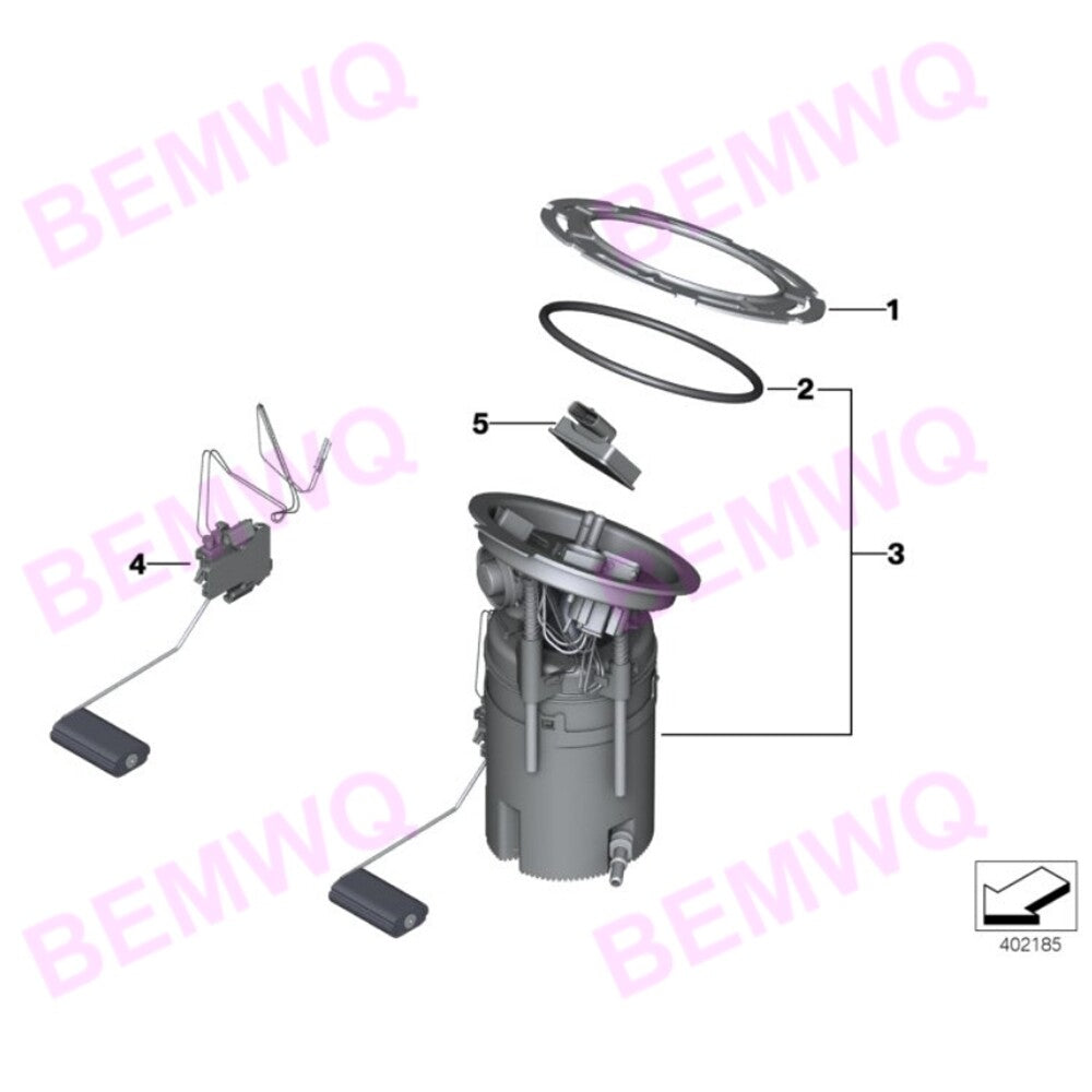 One 16117314806 fuel pump assembly suitable for 2009-2017 X3 F25 and 2013-2018 F26. n