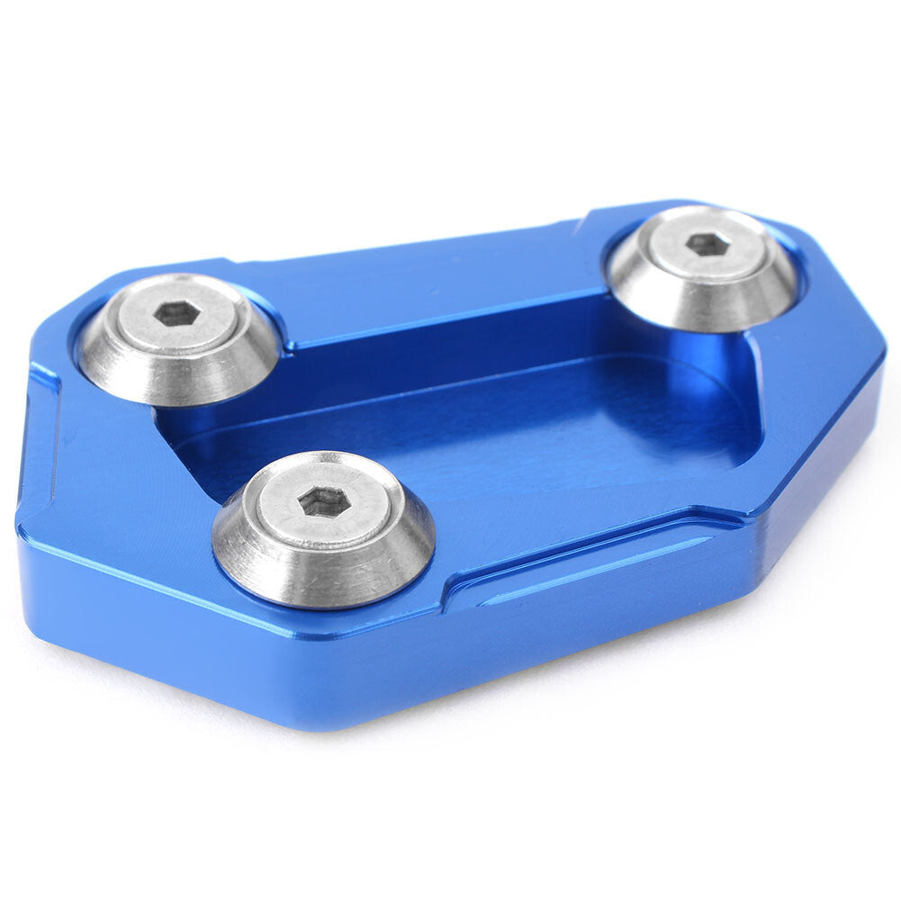 1x Kickstand Enlarge Plate Side Stand Extension Pad Fit for BMW S1000R 14-2016 Blue Q