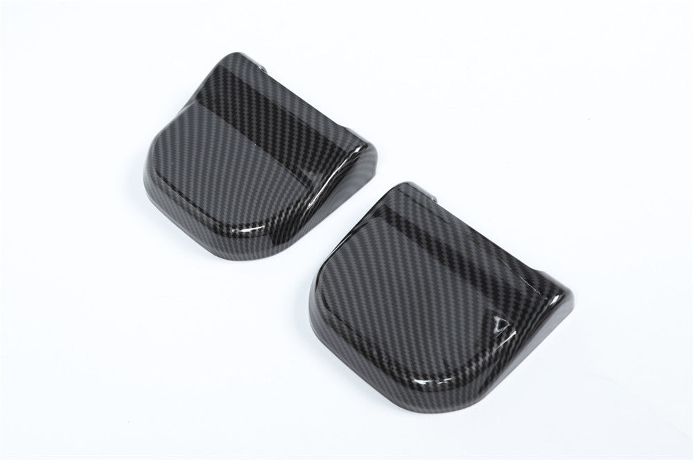 Carbon Fiber ABS Rear Door Tailgate Hinge Cover Trim for Suzuki for Jimny 2019-2022