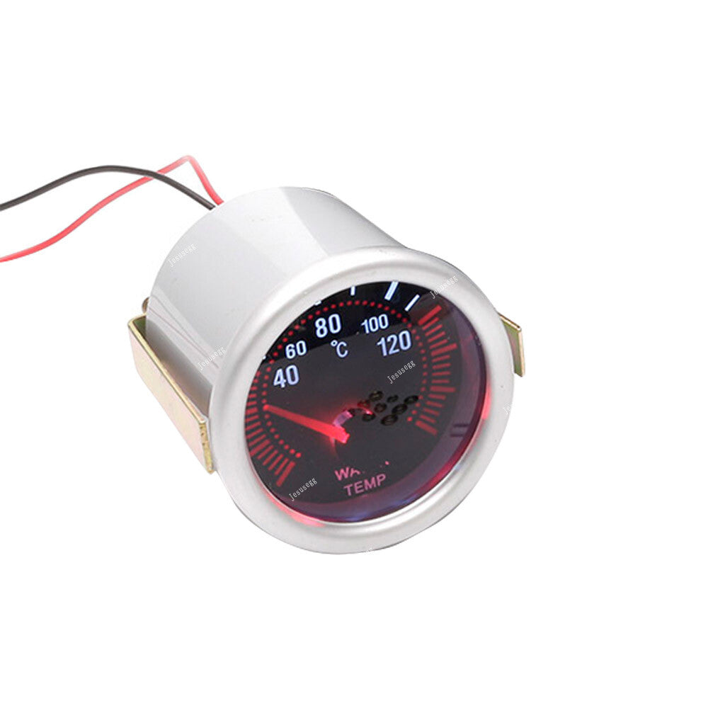 2 52mm Digital LED Water Temp Temperature Gauge With Sensor Car renovation Q
