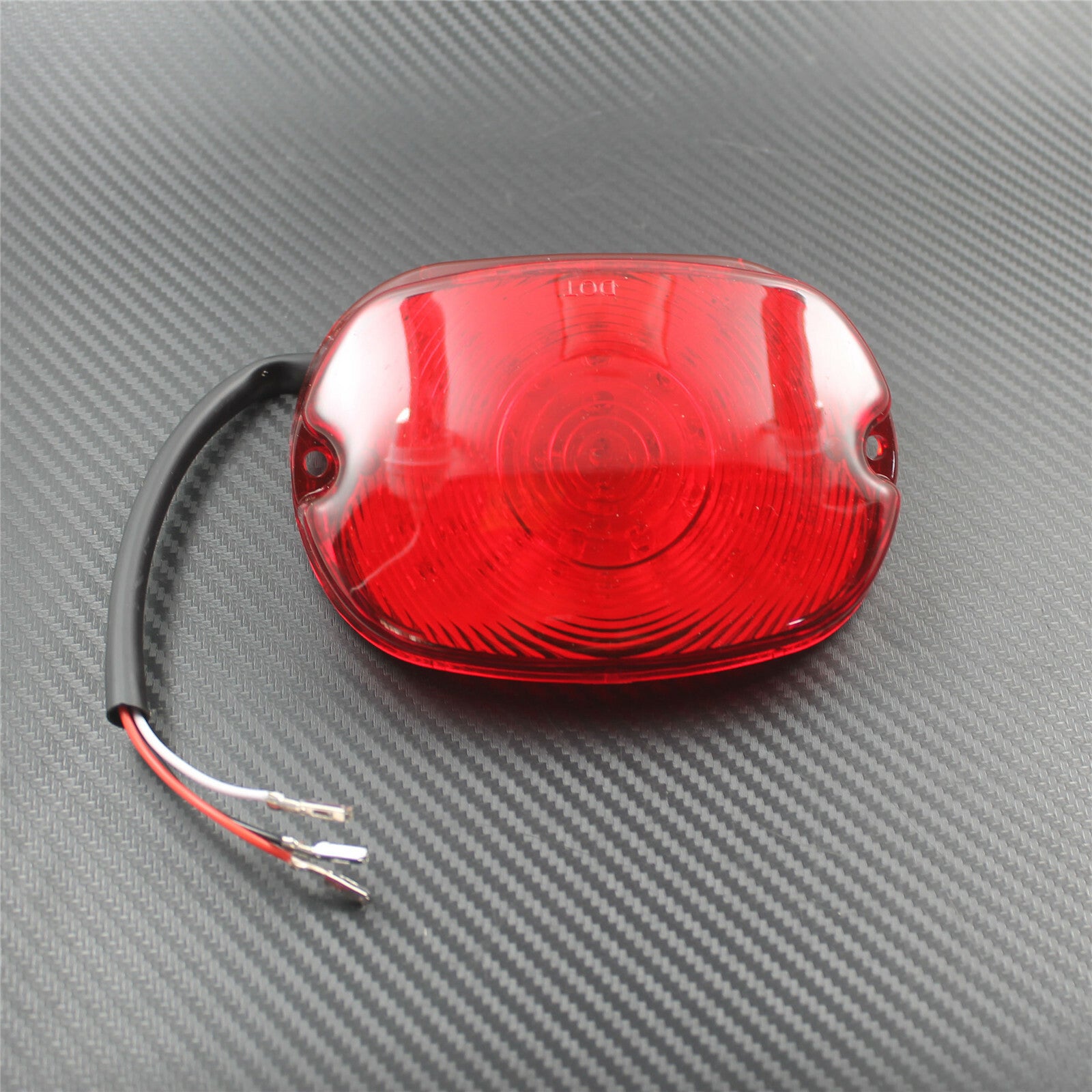 LED Running Brake Tail Light Red Lens Fit For Softail 1996-08 Sportster 99-07