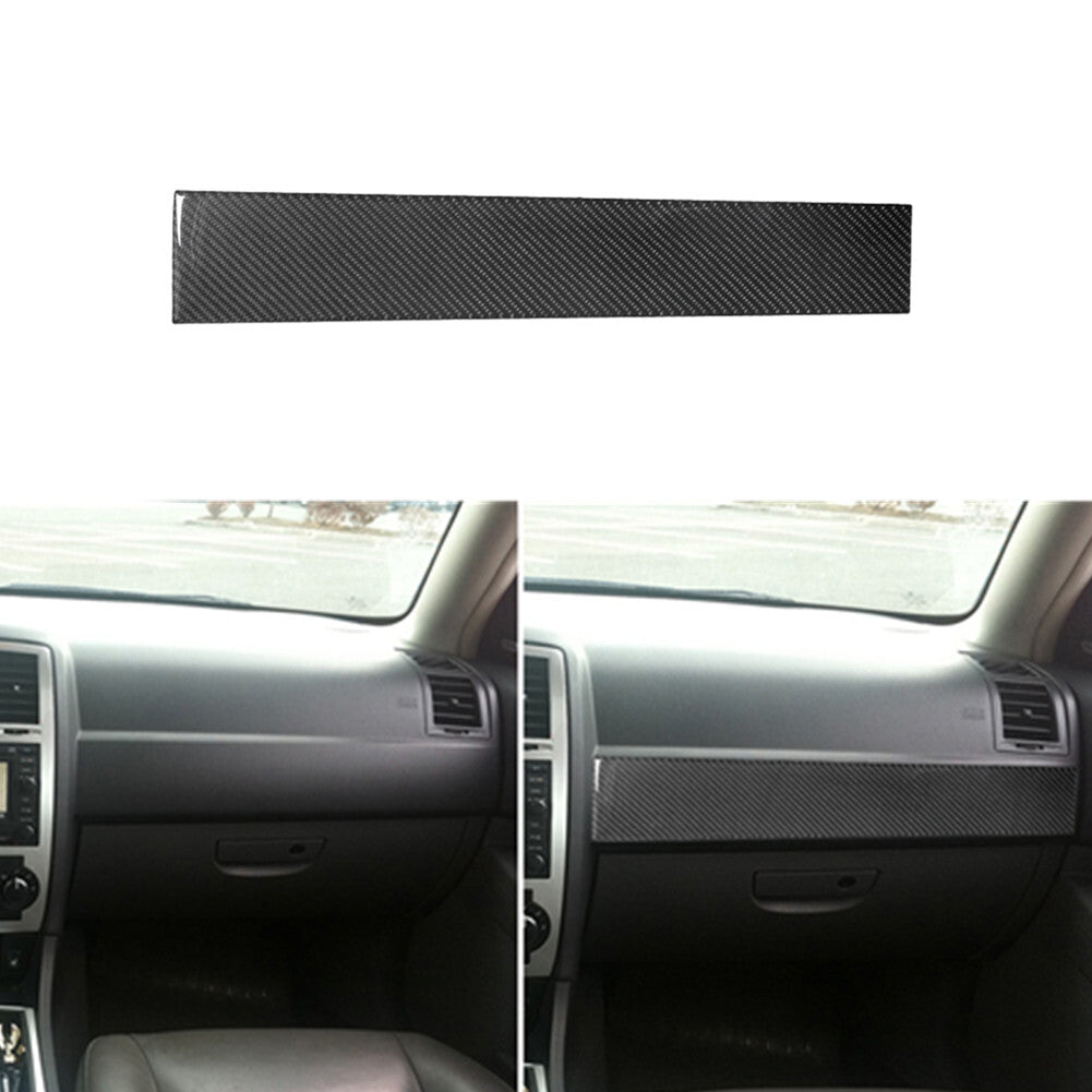Carbon Fiber GPS Navigation Panel Decorative Cover Trim for Volvo V60 2010-2017 v