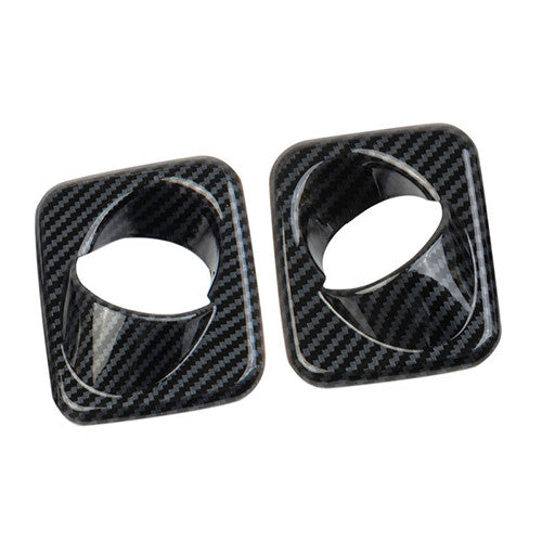 Applicable to for Mazda CX-5 2017-2021, red alloy car interior steering wheel button decorative sticker - v